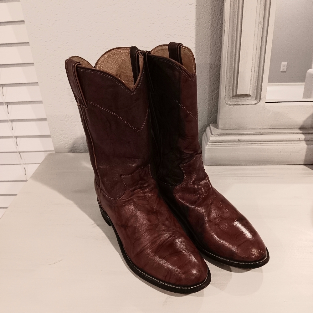 Justin leather boots - Picture 1 of 8